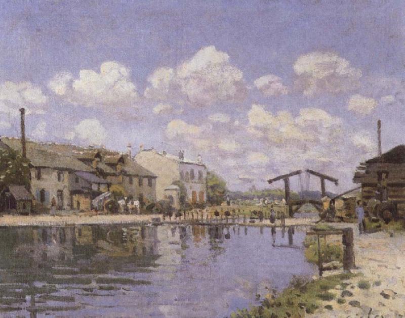 Alfred Sisley The Saint-Martin Canal